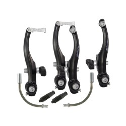 SACCON - COPPIA FRENI V-BRAKE ALLUMINIO NERI