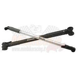 POMPA BICICLETTA AL TELAIO IN RESINA NERA MISURA GRANDE